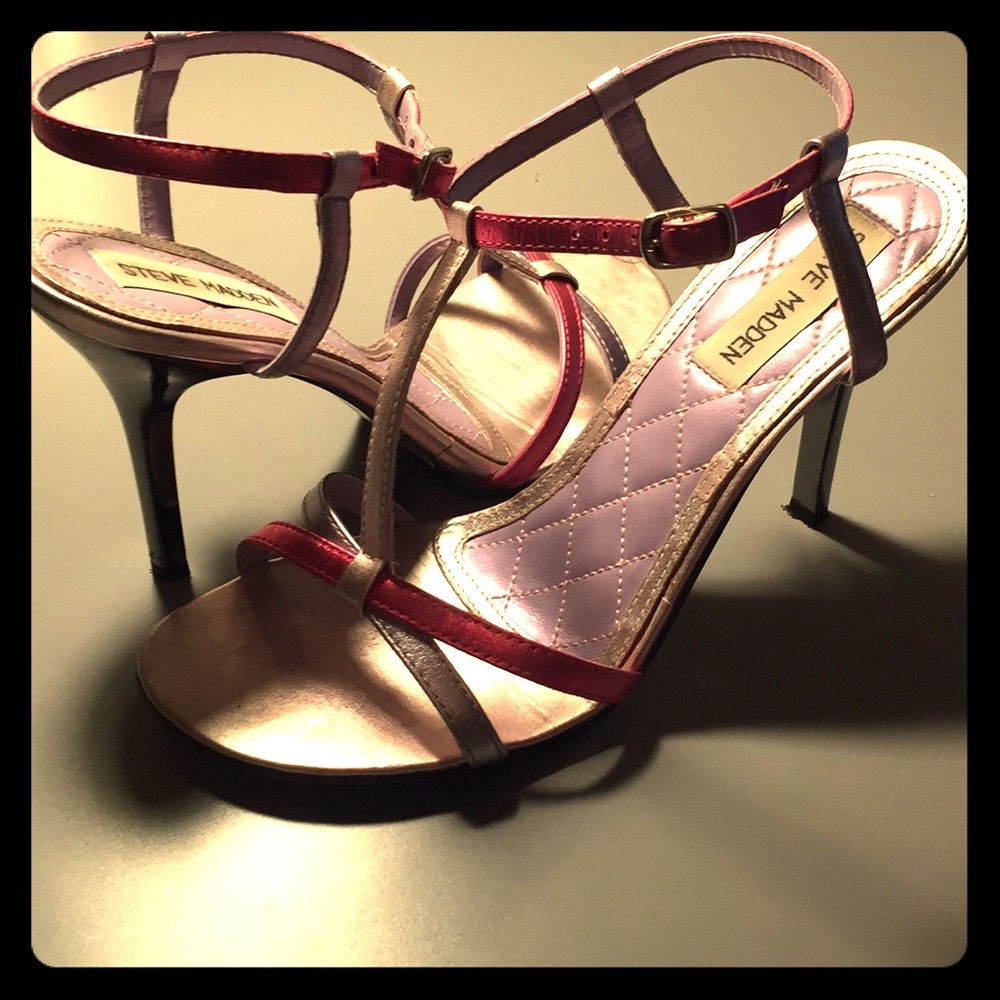 Steve Madden Metallic Heels